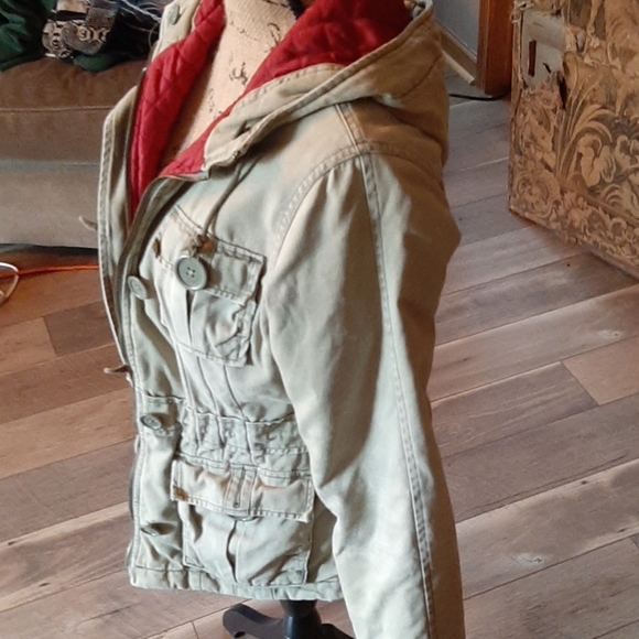Abercrombie & Fitch military style coat L - Picture 4 of 7